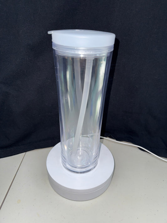 20 oz acrylic snowglobe tumbler