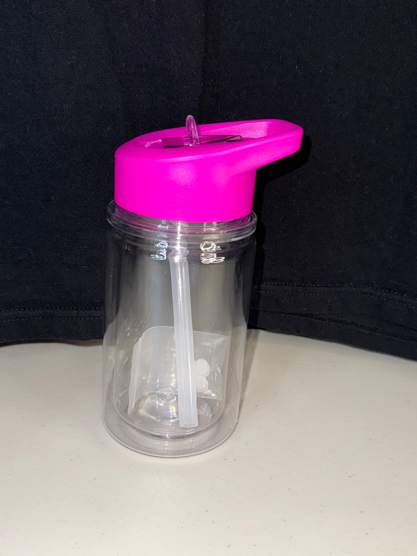 Kids 10 oz Acrylic snow globe tumbler